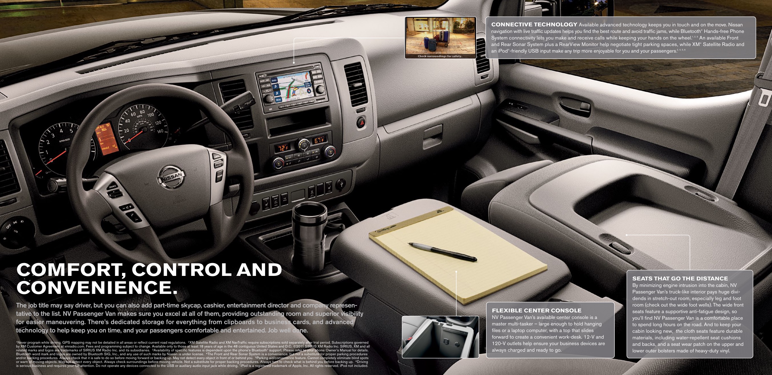 2012 Nissan NV Passenger Brochure Page 7